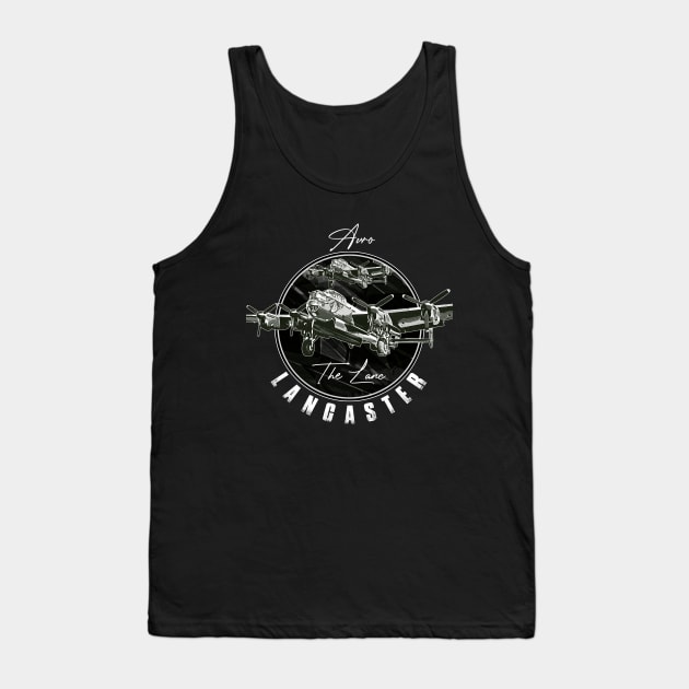 Avro Lancaster Bomber Aircraft Tank Top by aeroloversclothing